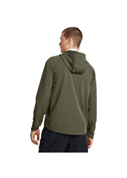 Męska kurtka przejściowa Under Armour UA Unstoppable Jacket Lc - oliwkowa/khaki ze sklepu Sportstylestory.com w kategorii Kurtki męskie - zdjęcie 178095491