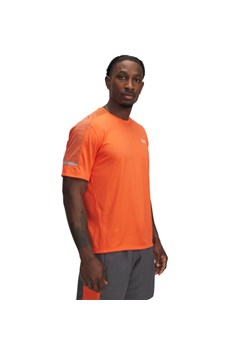 Męska koszulka treningowa Under Armour UA Tech Utility SS - pomarańczowa ze sklepu Sportstylestory.com w kategorii T-shirty męskie - zdjęcie 178095504
