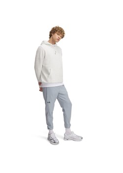 Męskie spodnie treningowe Under Armour UA Unstoppable Tapered Pants - szare ze sklepu Sportstylestory.com w kategorii Spodnie męskie - zdjęcie 178095524