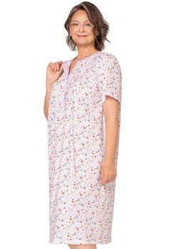 Bawełniana koszula nocna Bogna I 203 25, Kolor biały-wzór, Rozmiar L, MARTEL ze sklepu Intymna w kategorii Koszule nocne - zdjęcie 178098781