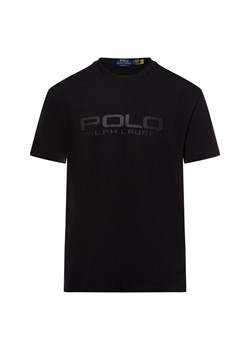 Polo Ralph Lauren Koszulka męska Mężczyźni Bawełna czarny jednolity ze sklepu vangraaf w kategorii T-shirty męskie - zdjęcie 178099523