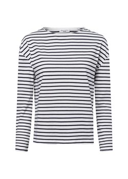 Marc O'Polo Denim Damska koszulka z długim rękawem Kobiety Bawełna biały w paski ze sklepu vangraaf w kategorii Bluzki damskie - zdjęcie 178099524