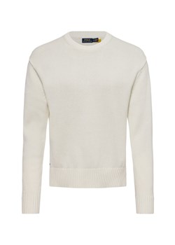 Polo Ralph Lauren Sweter damski z dzianiny Kobiety Bawełna écru jednolity ze sklepu vangraaf w kategorii Swetry damskie - zdjęcie 178099531