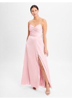 Marie Lund Damska sukienka wieczorowa Kobiety Sztuczne włókno różowy jednolity ze sklepu vangraaf w kategorii Sukienki - zdjęcie 178099574