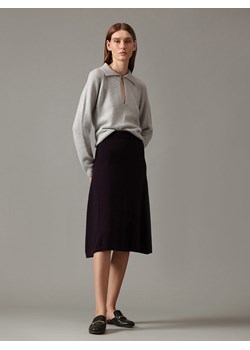 Perfect Cashmere Kaszmirowa spódnica &quot;Rinzen&quot; w kolorze fioletowym ze sklepu Limango Polska w kategorii Spódnice - zdjęcie 178106444