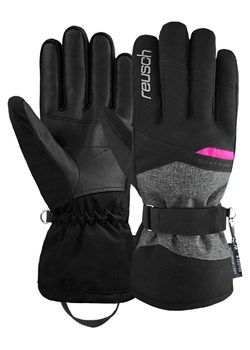 Reusch Rękawiczki narciarskie &quot;Hellen R-TEX® XT&quot; w kolorze czarno-szarym ze sklepu Limango Polska w kategorii Rękawiczki męskie - zdjęcie 178106582