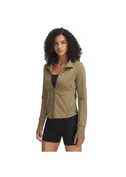 Damska kurtka treningowa Under Armour Meridian Jacket - brązowa ze sklepu Sportstylestory.com w kategorii Kurtki damskie - zdjęcie 178107622