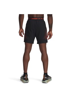 Męskie spodenki treningowe Under Armour Vanish Woven 6in Graphic Sts - czarne ze sklepu Sportstylestory.com w kategorii Spodenki męskie - zdjęcie 178107691