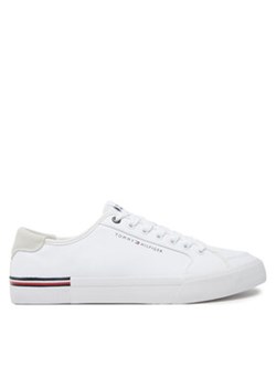 Tommy Hilfiger Tenisówki Core Corporate Vulc Canvas FM0FM05398 Biały ze sklepu MODIVO w kategorii Trampki męskie - zdjęcie 178109153