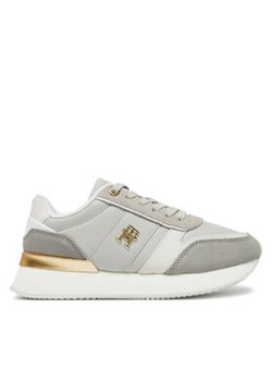 Tommy Hilfiger Sneakersy Th Fashion Runner FW0FW08475 Szary ze sklepu MODIVO w kategorii Buty sportowe damskie - zdjęcie 178111393