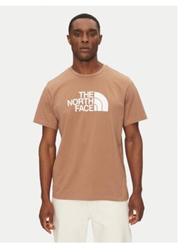 The North Face T-Shirt Easy NF0A8A6C Brązowy Regular Fit ze sklepu MODIVO w kategorii T-shirty męskie - zdjęcie 178111513