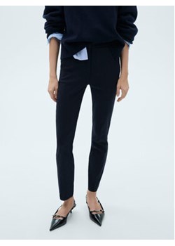 Mango Chinosy Cola 83700555 Granatowy Skinny Fit ze sklepu MODIVO w kategorii Spodnie damskie - zdjęcie 178112113