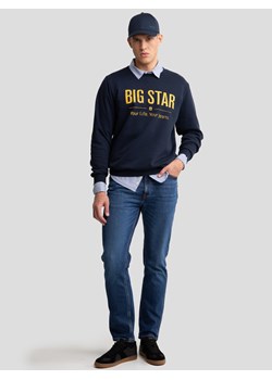 Bluza męska z logo BIG STAR granatowa Setor 403 ze sklepu Big Star w kategorii Bluzy męskie - zdjęcie 178114503