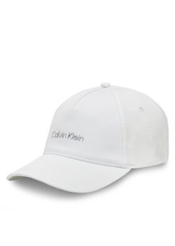 Calvin Klein Czapka z daszkiem Must Tpu Logo K60K610525 Biały ze sklepu MODIVO w kategorii Czapki z daszkiem damskie - zdjęcie 178116613