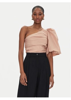 PINKO Bluzka Magnanina 104826 Y3LE Beżowy Regular Fit ze sklepu MODIVO w kategorii Bluzki damskie - zdjęcie 178116714