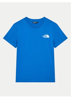 The North Face T-Shirt Simple Dome NF0A8DRP Niebieski Regular Fit ze sklepu MODIVO w kategorii T-shirty chłopięce - zdjęcie 178116751