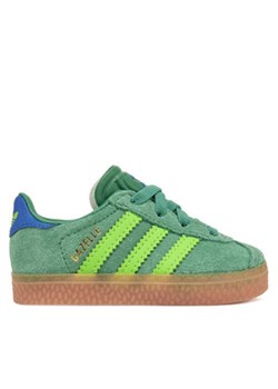 adidas Sneakersy Gazelle Comfort Closure JP7137 Zielony ze sklepu MODIVO w kategorii Buty sportowe dziecięce - zdjęcie 178116864