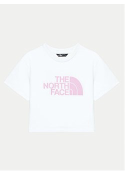 The North Face T-Shirt Easy NF0A8DRQ Biały Relaxed Fit ze sklepu MODIVO w kategorii Bluzki dziewczęce - zdjęcie 178116894