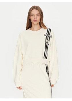adidas Bluza Adibreak JD0084 Écru Regular Fit ze sklepu MODIVO w kategorii Bluzy damskie - zdjęcie 178117302