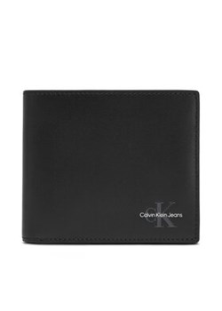 Calvin Klein Jeans Duży Portfel Męski Mono Logo Bifold LV04G1030G Czarny ze sklepu MODIVO w kategorii Portfele męskie - zdjęcie 178117311