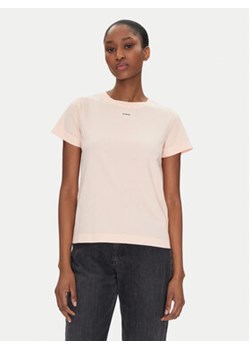 PINKO T-Shirt 100373 A228 Różowy Regular Fit ze sklepu MODIVO w kategorii Bluzki damskie - zdjęcie 178118110