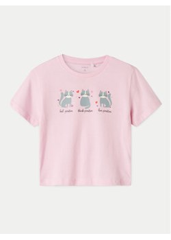 NAME IT T-Shirt Betria 13238045 Różowy Regular Fit ze sklepu MODIVO w kategorii Bluzki dziewczęce - zdjęcie 178118383