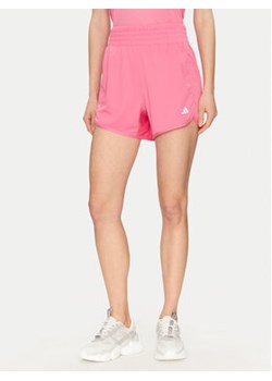 adidas Szorty sportowe Pacer Essentials JN4662 Różowy Regular Fit ze sklepu MODIVO w kategorii Szorty - zdjęcie 178118680