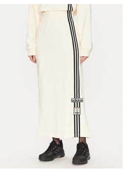 adidas Spódnica maxi Adibreak JC8539 Écru Regular Fit ze sklepu MODIVO w kategorii Spódnice - zdjęcie 178118750