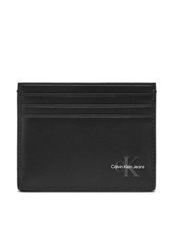 Etui na karty kredytowe Calvin Klein Jeans Mono Logo Card Case LV04G1029G Czarny ze sklepu eobuwie.pl w kategorii Etui - zdjęcie 178123383