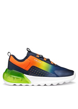 Sneakersy Geox J Activart Illuminus J45LYA 02A9J C0749 M Granatowy ze sklepu eobuwie.pl w kategorii Buty sportowe dziecięce - zdjęcie 178123630