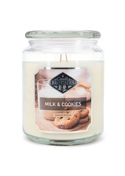 Candle Brothers Świeca zapachowa "Milk &amp; Cookies'' - 510 g ze sklepu Limango Polska w kategorii Świece i dyfuzory - zdjęcie 178124174
