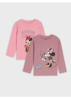 Sinsay - Koszulka z długimi rękawami 2 pack Myszka Minnie - różowy ze sklepu Sinsay w kategorii Odzież dla niemowląt - zdjęcie 178135001