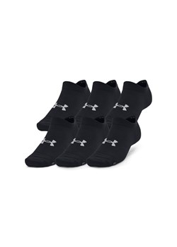 Skarpetki treningowe uniseks (6-pack) Under Armour UA Essential No Show - czarne ze sklepu Sportstylestory.com w kategorii Skarpetki damskie - zdjęcie 178135542