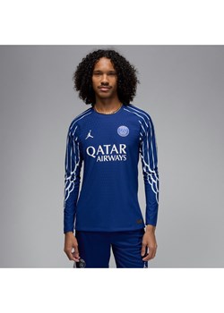 Męska koszulka piłkarska z długim rękawem Authentic Jordan Dri-FIT ADV Paris Saint-Germain Match 2024/25 (wersja czwarta) - Niebieski ze sklepu Nike poland w kategorii T-shirty męskie - zdjęcie 178135960