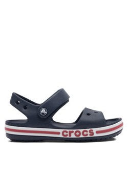 Crocs Sandały BAYABAND SANDAL K 205400-4CC Niebieski ze sklepu MODIVO w kategorii Sandały dziecięce - zdjęcie 178137192