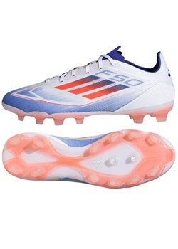Buty piłkarskie adidas F50 Pro Mg F1325 białe ze sklepu ButyModne.pl w kategorii Buty sportowe męskie - zdjęcie 178137424