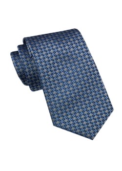 Elegancki Męski Krawat - Alties - Niebieski w Groszki KRALTS1162 ze sklepu JegoSzafa.pl w kategorii Krawaty - zdjęcie 178139263