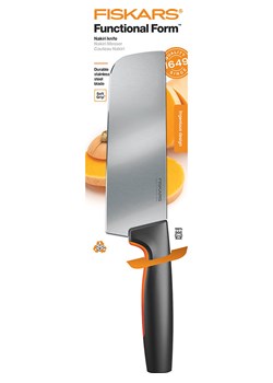 Fiskars Nóż Nakiri &quot;Functional Form&quot; w kolorze czarnym - dł. 28 cm ze sklepu Limango Polska w kategorii Okulary przeciwsłoneczne męskie - zdjęcie 178142782