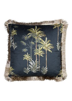 Mars &amp; More Poduszka &quot;Palm Tree&quot; w kolorze granatowo-zielonym - 45 x 45 cm ze sklepu Limango Polska w kategorii Poduszki dekoracyjne - zdjęcie 178143161