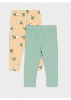 Sinsay - Legginsy 2 pack - beżowy ze sklepu Sinsay w kategorii Odzież dla niemowląt - zdjęcie 178147643