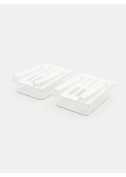 Sinsay - Pojemniki do przechowywania 2 pack - biały ze sklepu Sinsay w kategorii Pojemniki kuchenne - zdjęcie 178147713