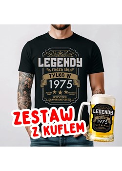 Koszulka na 50 URODZINY - ZESTAW Z KUFLEM ze sklepu Time For Fashion w kategorii T-shirty męskie - zdjęcie 178151214