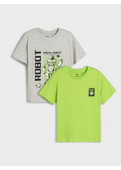 Sinsay - Koszulka 2 pack - zielony - id: 235DC-70X - marki Sinsay - 178151723 Sinsay - Koszulka 2 pack - zielony ze sklepu Sinsay w kategorii T-shirty chłopięce - zdjęcie 178151723