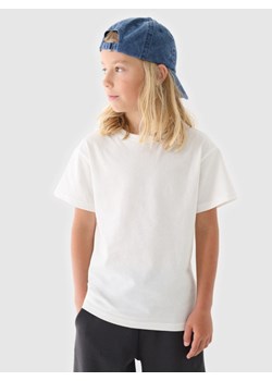 Dziecięcy t-shirt basic (2-pack) 4F 4FJRAW24TTSHU2562 - multikolor ze sklepu Sportstylestory.com w kategorii T-shirty męskie - zdjęcie 178152090