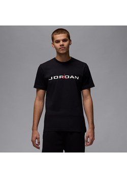 T-shirt męski Jordan Air - Czerń ze sklepu Nike poland w kategorii T-shirty męskie - zdjęcie 178152652