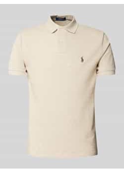 Koszulka polo z wyhaftowanym logo ze sklepu Peek&Cloppenburg  w kategorii T-shirty męskie - zdjęcie 178158131