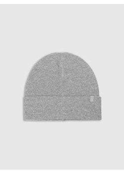 Dziecięca czapka beanie 4F 4FJWSS25ACAPU506 - szara ze sklepu Sportstylestory.com w kategorii Czapki dziecięce - zdjęcie 178158340