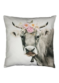 Mars &amp; More Poduszka &quot;Swiss Cow&quot; w kolorze biało-szarym - 50 x 50 cm ze sklepu Limango Polska w kategorii Kołdry i poduszki - zdjęcie 178165862
