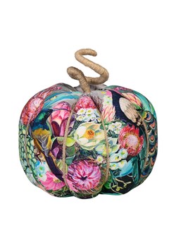 Mars &amp; More Figurka dekoracyjna &quot;Fleury Pumpkin&quot; ze wzorem - wys. 18 x Ø 18 cm ze sklepu Limango Polska w kategorii Dekoracje - zdjęcie 178165881