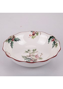 Villa d´Este Salaterka &quot;Vintage Xmas&quot; w kolorze białym ze wzorem - Ø 22 cm ze sklepu Limango Polska w kategorii Naczynia - zdjęcie 178166980